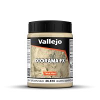 Vallejo – Diorama Effects – Light Brown Thick Mud 200ml