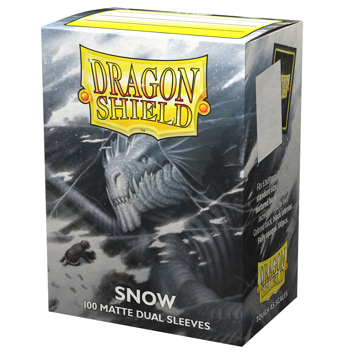 DS Sleeves (100) Dual Matte – Snow