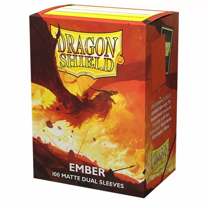 DS Sleeves (100) Dual Matte - Ember