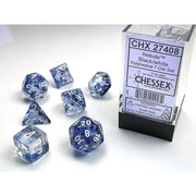 Chessex – Nebula Black w/white Signature Polyhedral