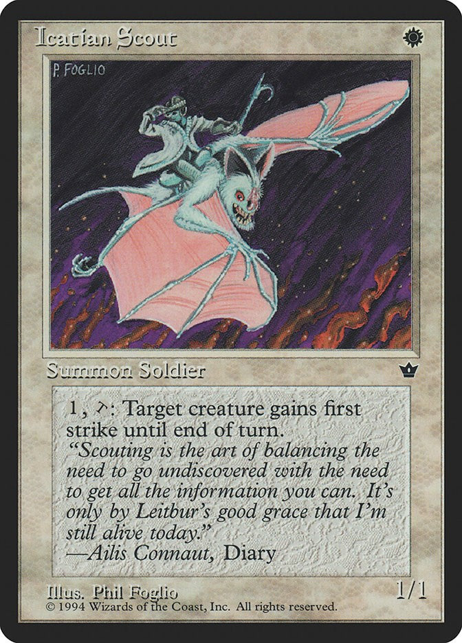 Icatian Scout (Foglio)