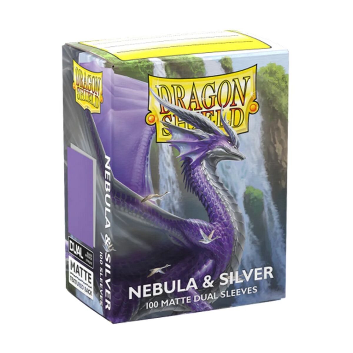 DS Sleeves (100) Matte Dual - Nebula & Silver