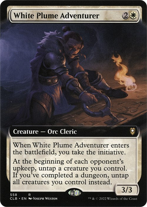 White Plume Adventurer (Extended Art)