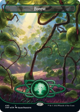 Forest (490) (Borderless) (Galaxy Foil)
