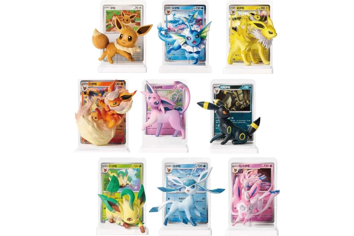 Pokemon: Dream Painting Collection Vol. 3 Eeveelution Figure Set (Chinese)