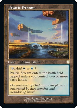 Prairie Stream (Retro Frame)