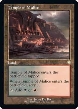 Temple of Malice (Retro Frame)