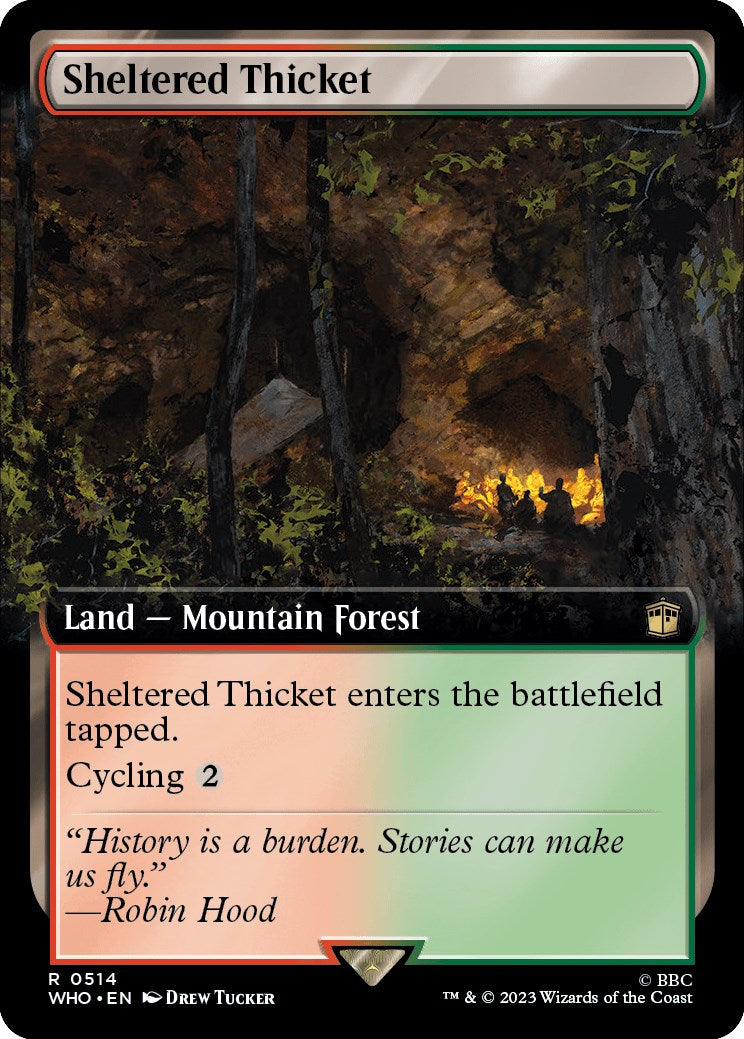 Sheltered Thicket (Extended Art)
