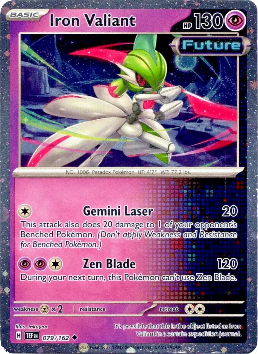 Iron Valiant - 079/162 (Cosmos Holo)