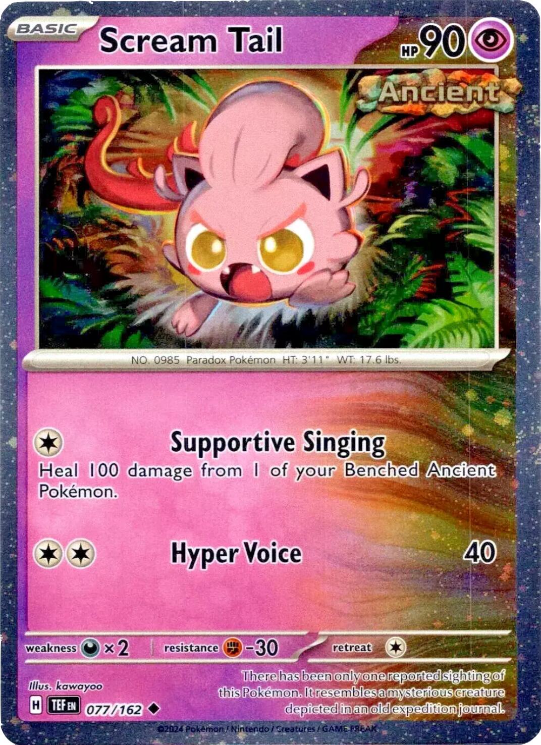 Scream Tail - 077/162 (Cosmos Holo)