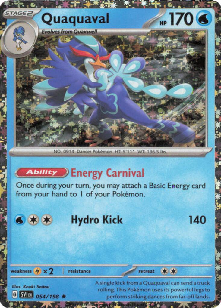 Quaquaval - 054/198 (Sparkle Holo)