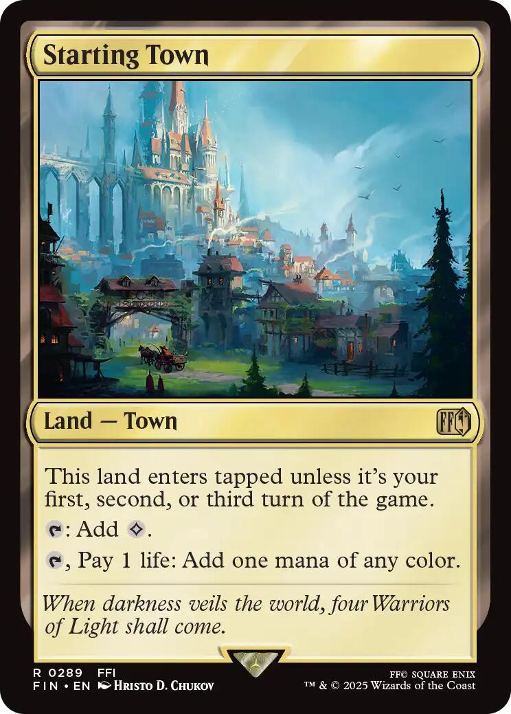 Starting Town