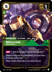 Blitzcrank, Impassive