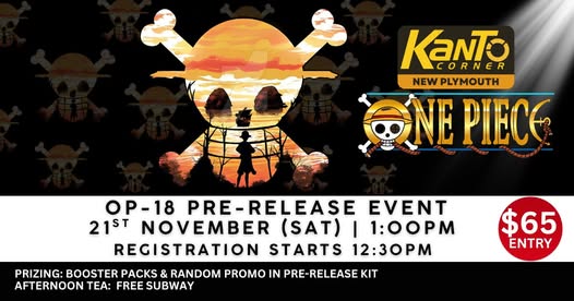 21/11/26 12.30pm OP-18 Pre-release Event (New Plymouth)