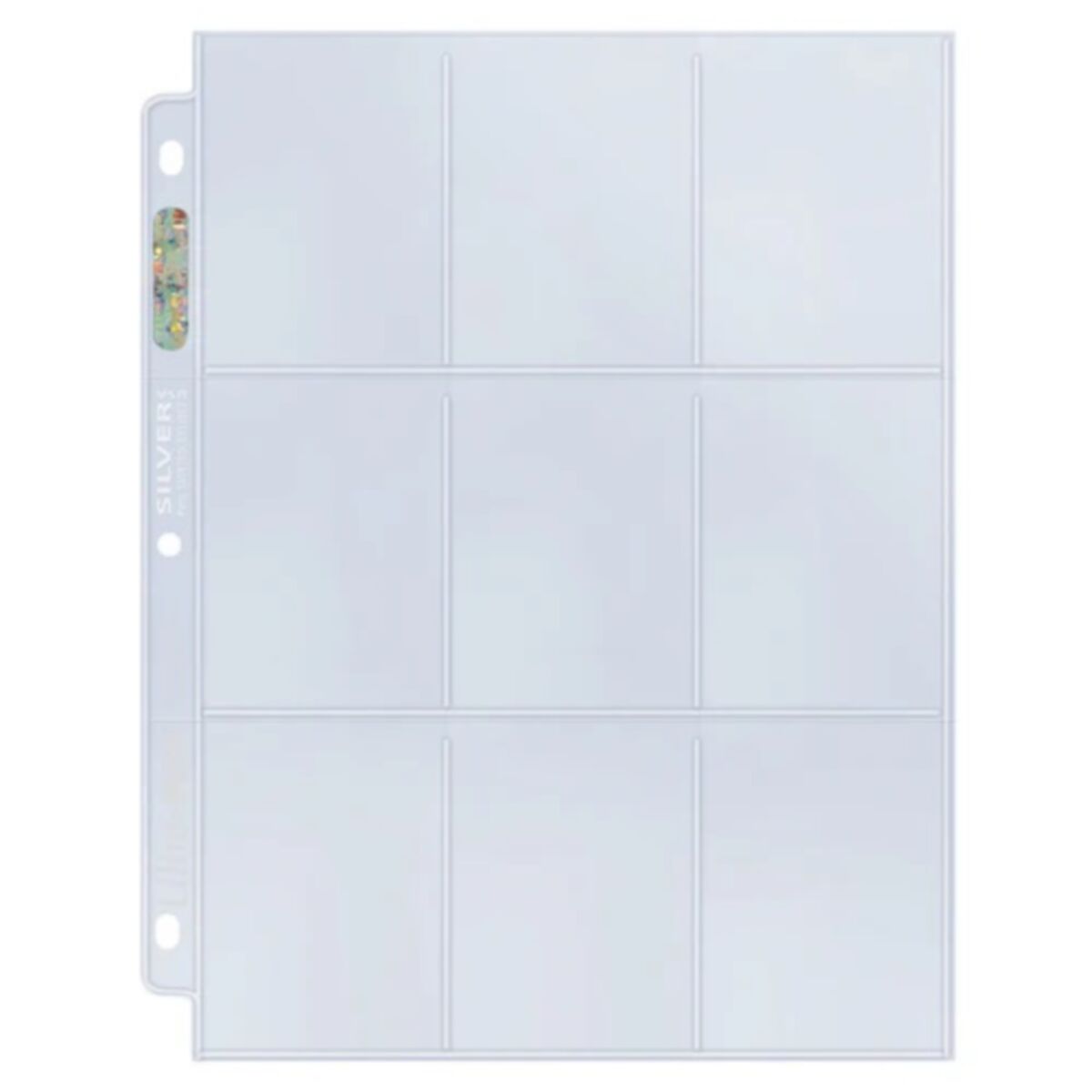 Ultra Pro: 9-Pocket Silver Series Page for Standard Size Cards - 25-count pack