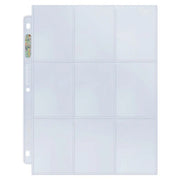 Ultra Pro: 9-Pocket Silver Series Page for Standard Size Cards - 25-count pack