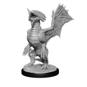 D&D Nolzur’s Marvelous Miniatures: Bronze Dragon Wyrmling & Pile of Sea found Treasure
