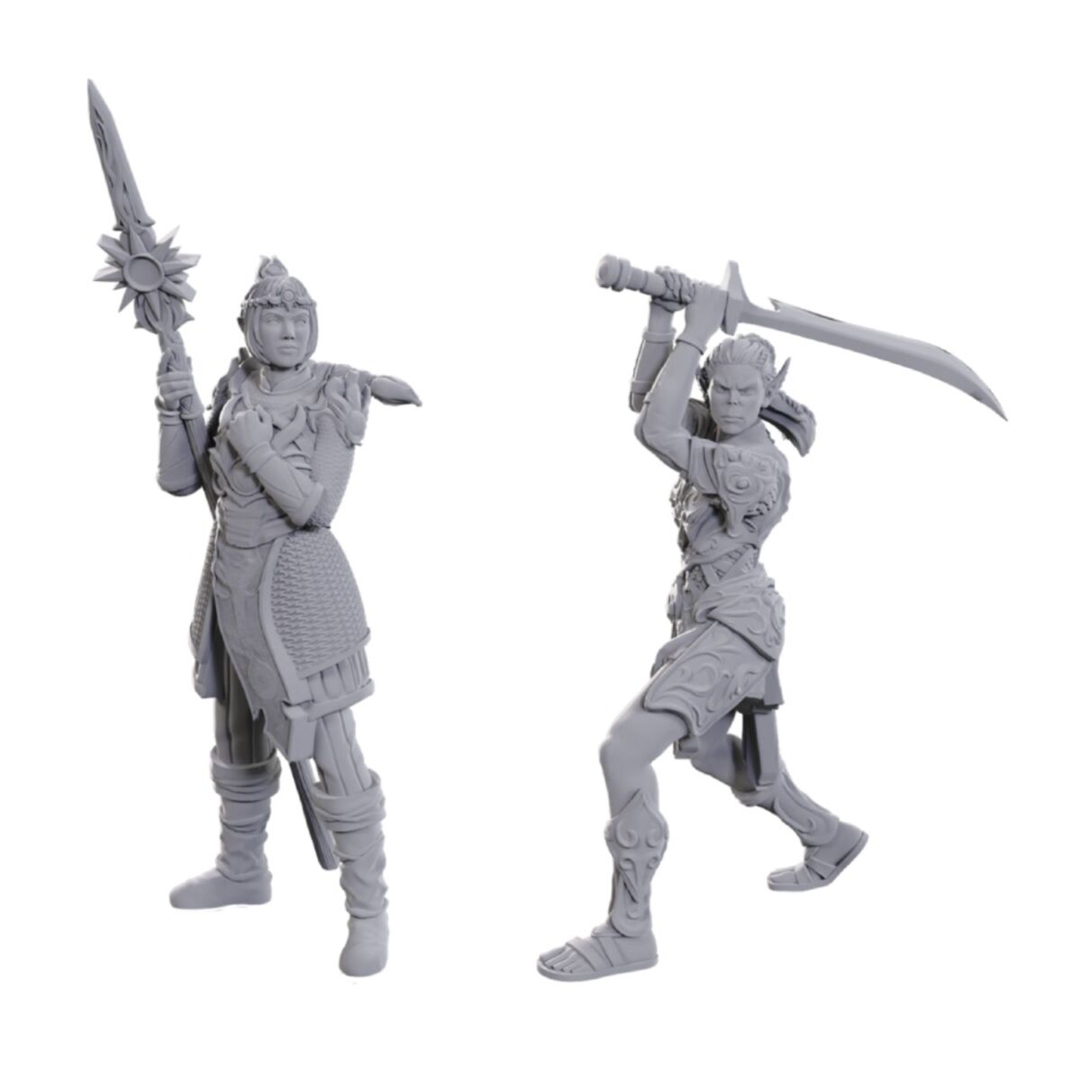 D&D Baldur’s Gate 3 Miniatures: Laezel & Shadowheart