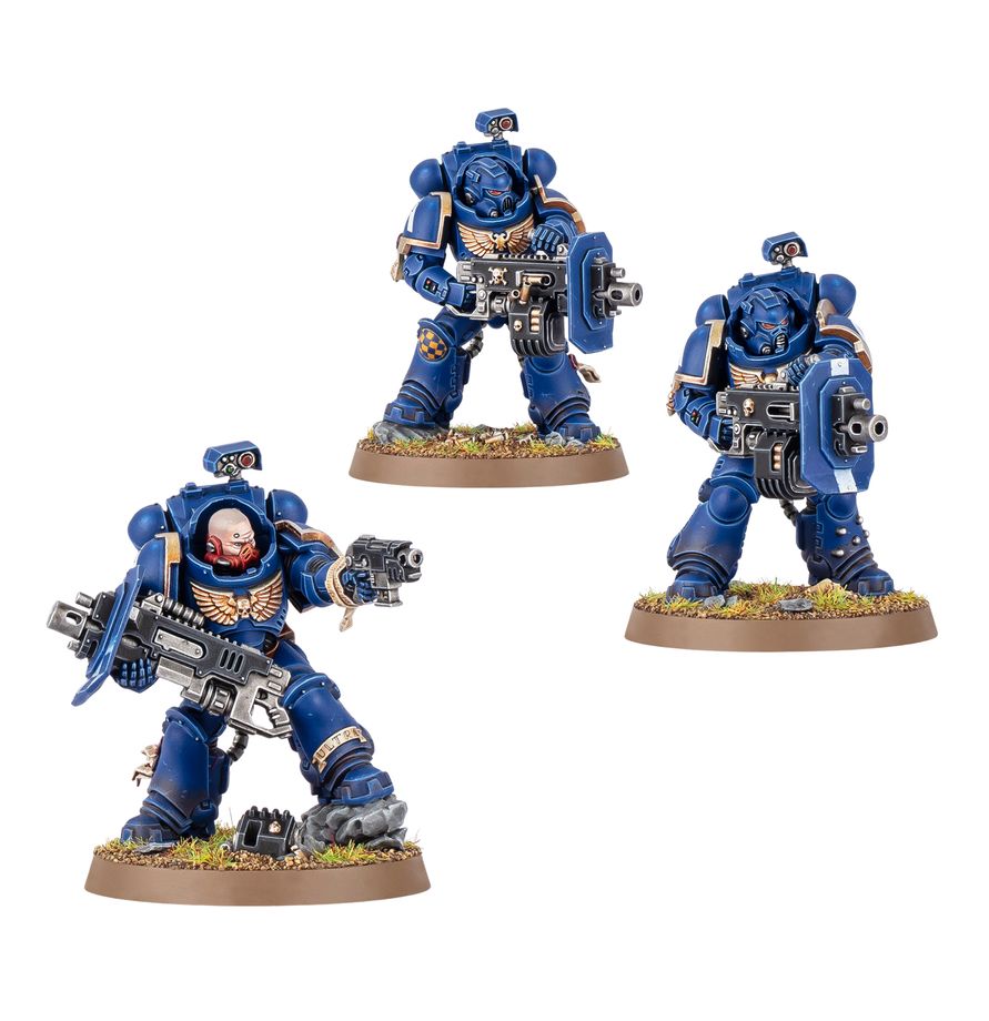 Warhammer 40,000: Space Marines: Eradicator Squad With Heavy Bolters