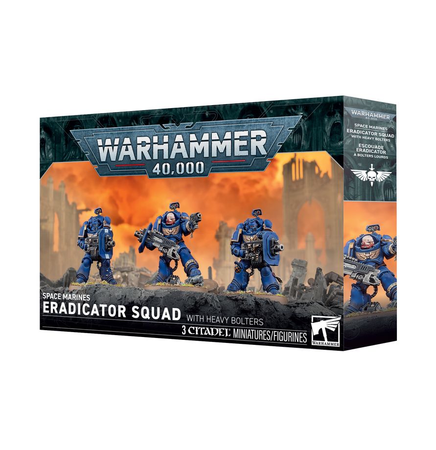 Warhammer 40,000: Space Marines: Eradicator Squad With Heavy Bolters