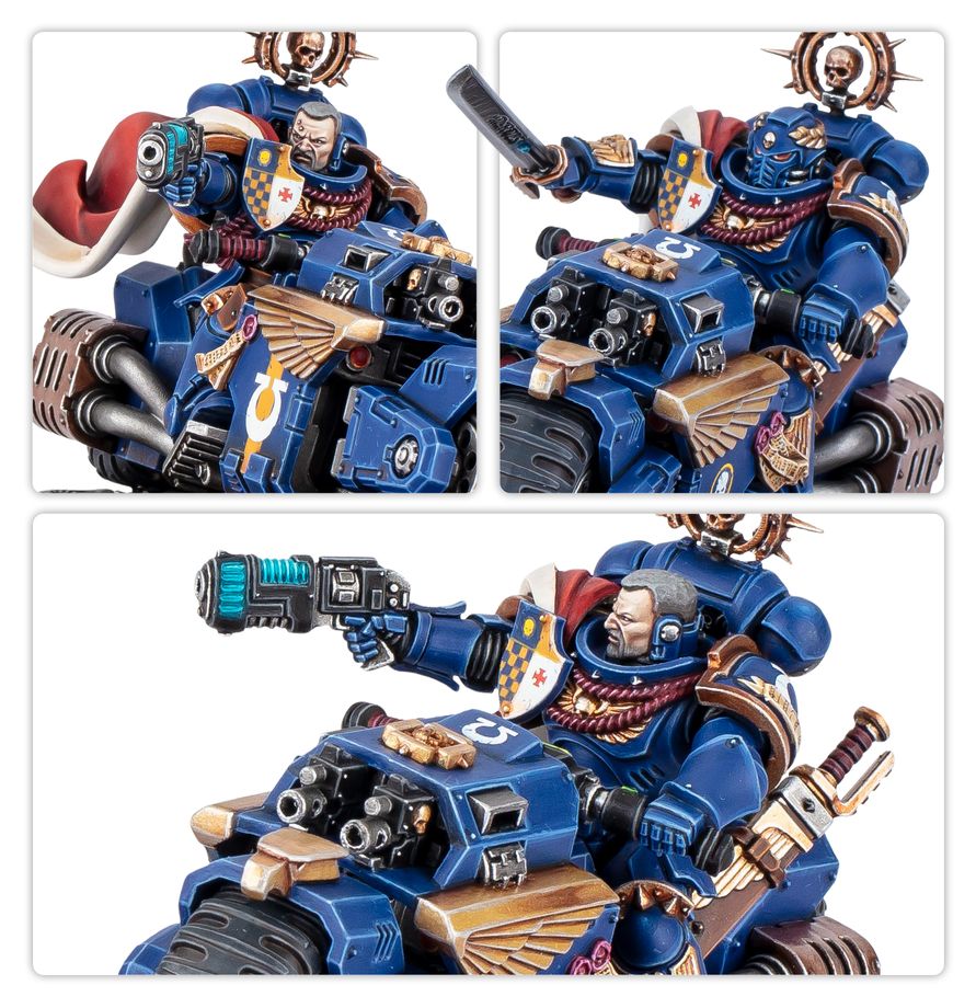 Warhammer 40,00 - Space Marines: Captain On Bike