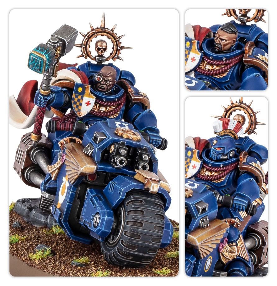Warhammer 40,00 - Space Marines: Captain On Bike