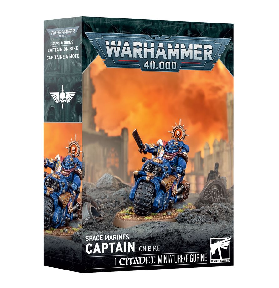 Warhammer 40,00 - Space Marines: Captain On Bike