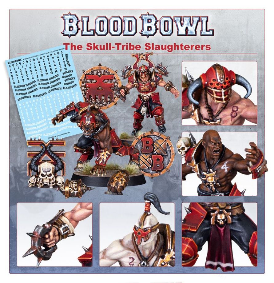Blood Bowl: Khorne Team: Skull-tribe Slaughterers
