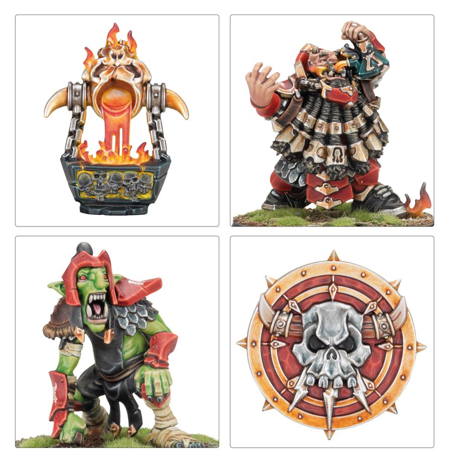 Blood Bowl: Chaos Dwarf Team: The Zharr-Naggrund Ziggurats