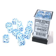 Chessex - Signature 16mm d6 (12 Dice) Borealis Icicle
