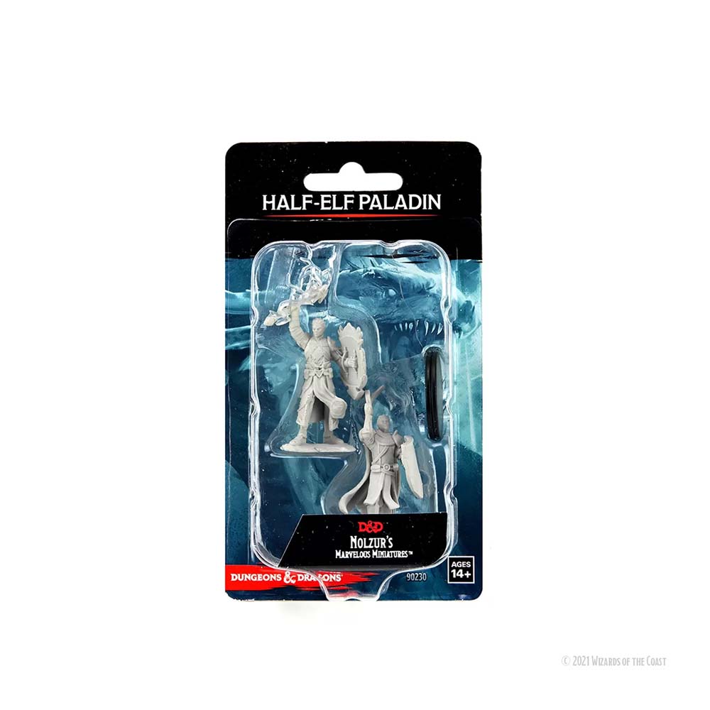 D&D Nolzur’s Marvelous Miniatures: Half-Elf Paladin Male