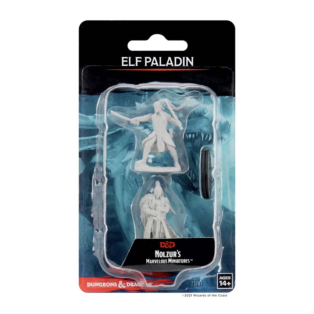 D&D Nolzur’s Marvelous Miniatures Marveous Miniatures: Male Elf Paladin
