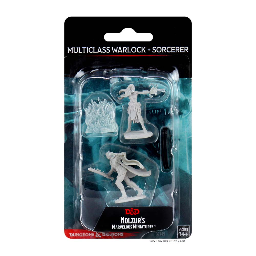 D&D Nolzur’s Marvelous Miniatures: Multiclass Warlock + Sorcerer
