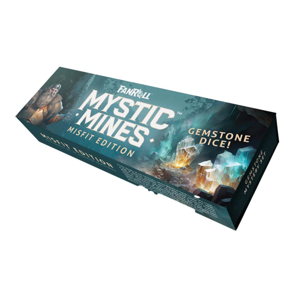 Fanroll: Misfit Gemstone Mystic Mines Dice Set