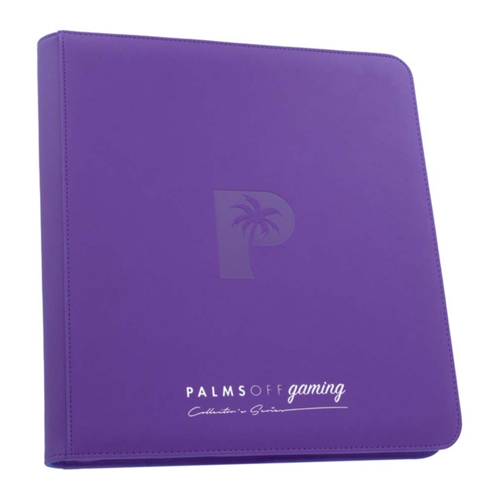 Palms Off Collector's Series 12 Pocket Zip Binder - PURPLE