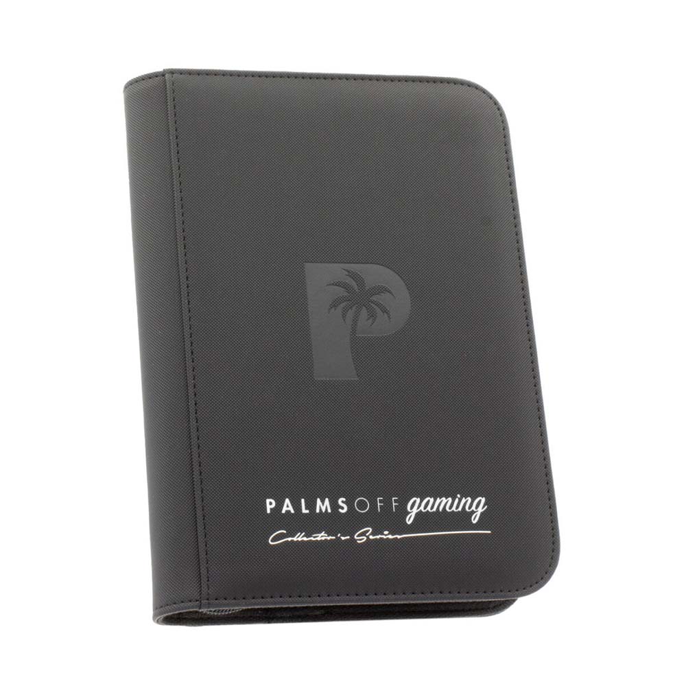 Palms Off Collector's Series 4 Pocket Zip Binder - BLACK