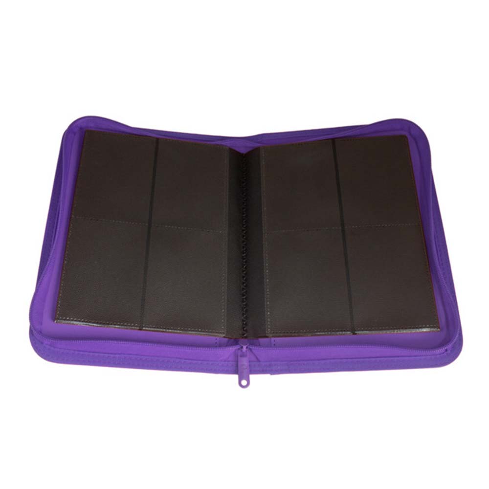 Palms Off Collector’s Series 4 Pocket Zip Binder – PURPLE
