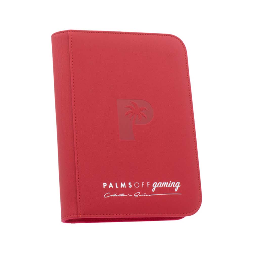 Palms Off Collector's Series 12 Pocket Zip Binder - RED