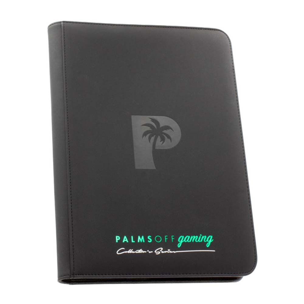 Palms Off Collector's Series 9 Pocket Zip Binder - BLACK