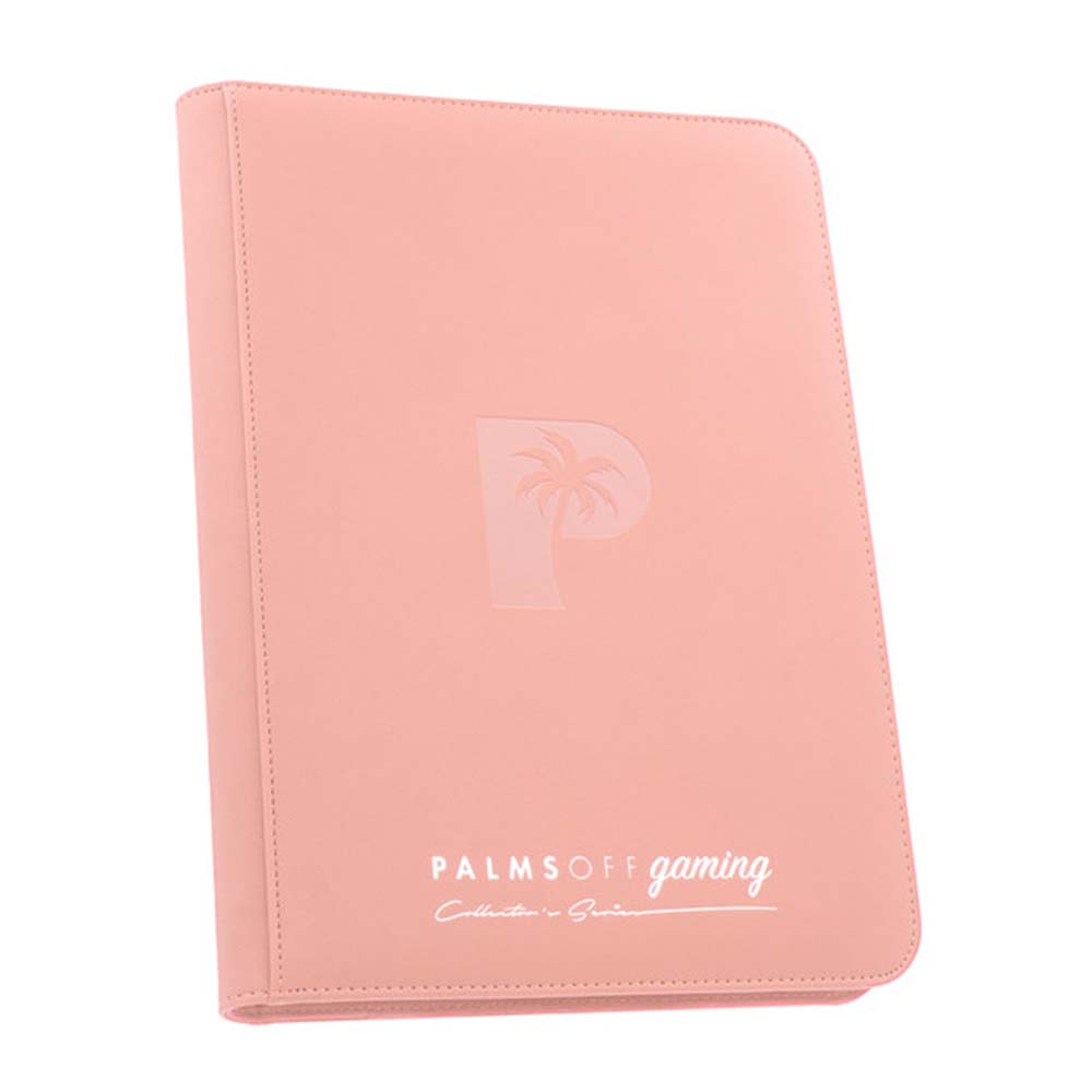 Palms Off Collector's Series 9 Pocket Zip Binder - PINK