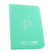 Palms Off Collector's Series 9 Pocket Zip Binder - TURQUOISE