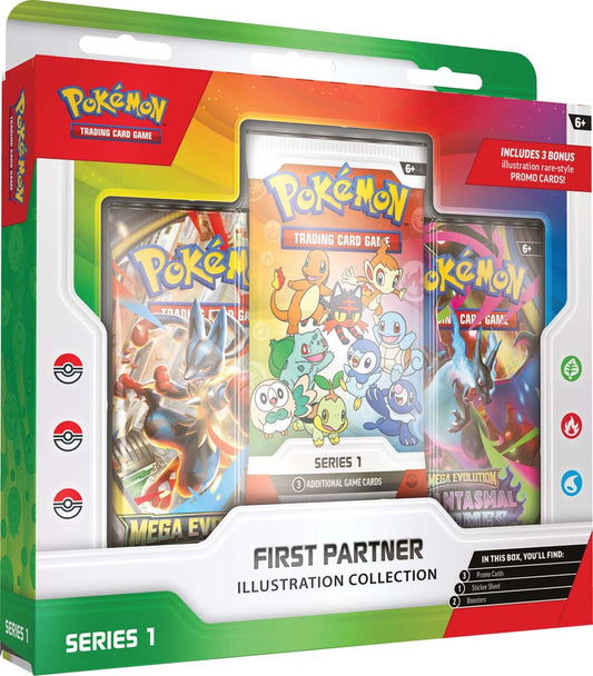 Pre-Order Pokémon TCG: First Partner Illustration Collection—Series 1