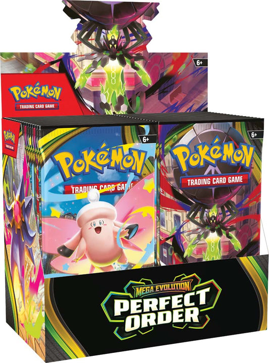 Pre-Order Pokémon TCG: Mega Evolution-Perfect Order Booster Box