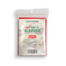 Geek Culture – Red Matte Sleeves (50ct)