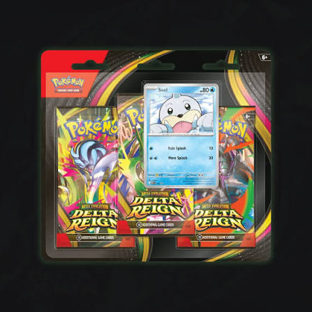 Release Date: 6/11/26 - Pokemon TCG: Delta Reign Three Booster Blister