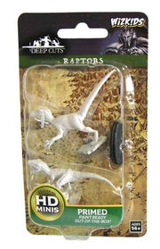 Wizkids Deep Cuts Unpainted Miniatures: Raptors