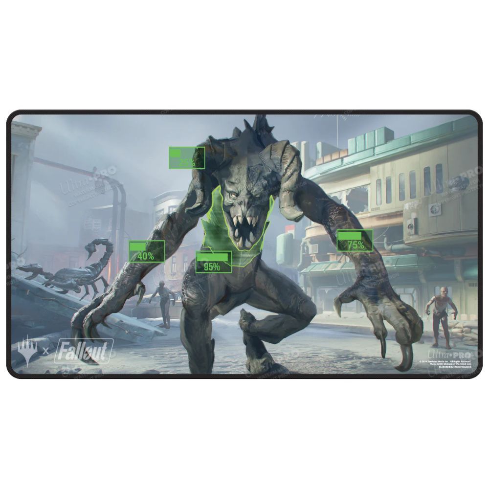 Magic The Gathering Universe Beyond Fallout Playmat